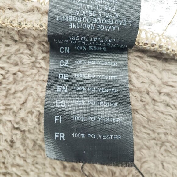 Kuhl Flight Vest Women Small Brown Deep Pile Sherpa Fleece Full Zip Hidden Hood - Picture 3 of 12